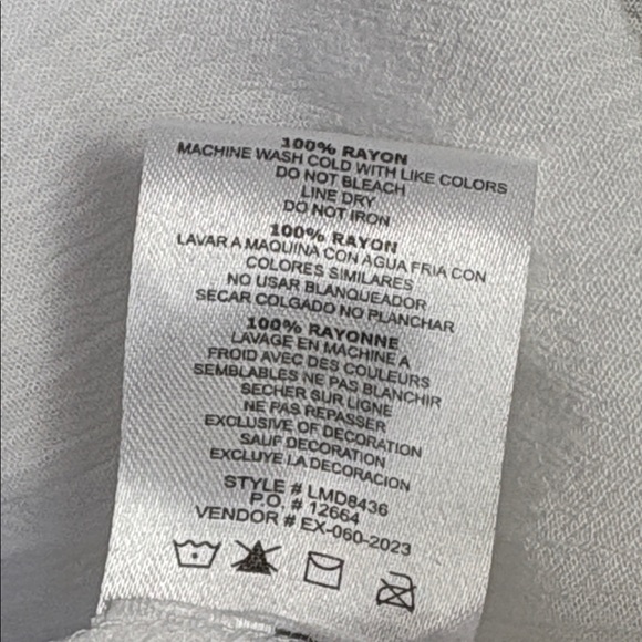 Salty Lemon White Tiered Boho Midi Dress – Size Small - Picture 5 of 6